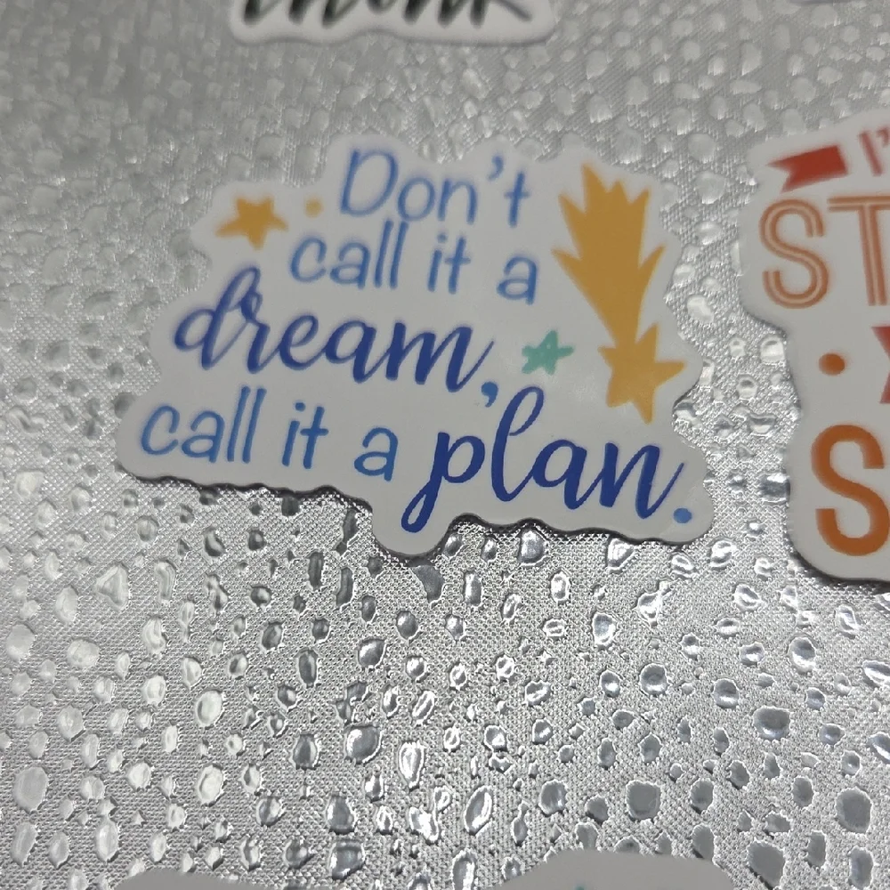 Stickers, (9) Colorful Inspirational Sticker Set NWOT #1